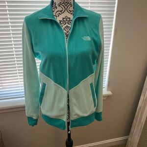 The North Face Women's Fleece Teal Jacket size large